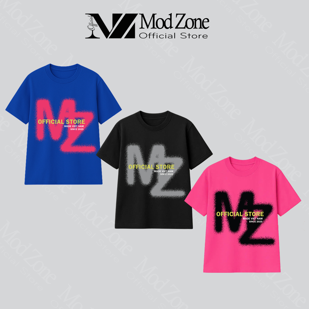 Áo Thun Form Oversize MZ Official - Cotton 100% 250 GSM Nam Nữ Unisex Local Brand