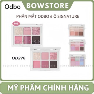 [ODBO] Bảng Mắt 6 Ô Odbo Nhũ Lì, Trong Suốt bảng Phấn Mắt Thái Lan 4,8g