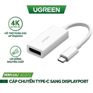 Cáp chuyển usb type c sang displayport ugreen 40372 - hàng chính hãng