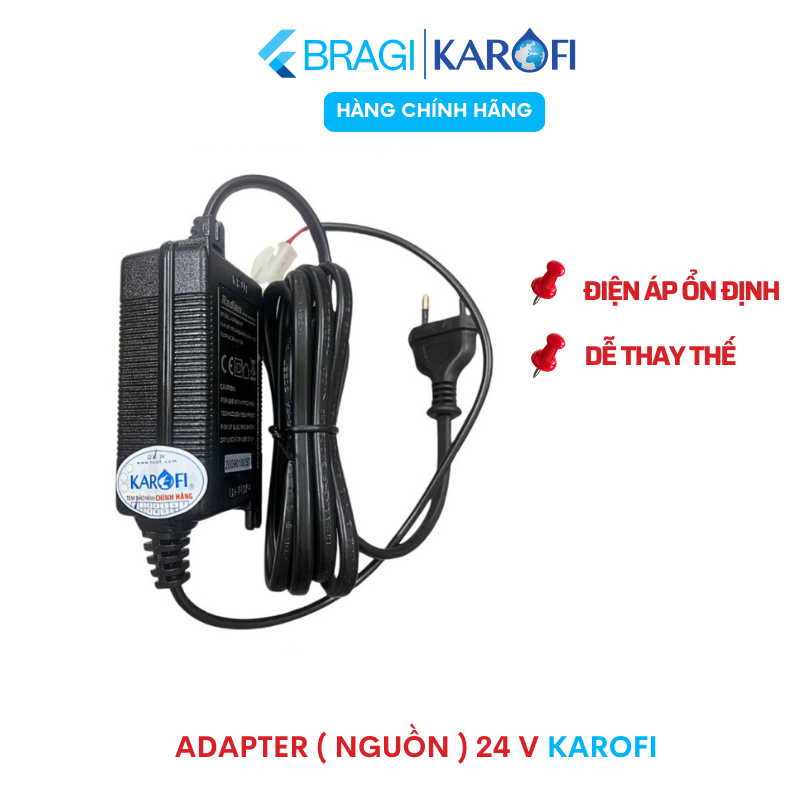 Adapter Nguồn Karofi 24V 1.5A Radian Có Tem hàng hiệu giành cho Máy Lọc Nước RO