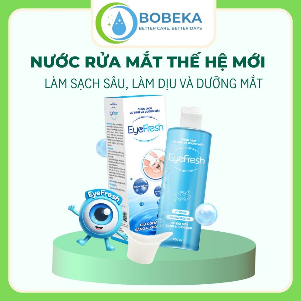 Nước Rửa Mắt EYEFRESH Giúp Làm Sạch Bụi Bẩn Dưỡng Mắt Hỗ Trợ Giảm Khô Mắt, Mỏi Mắt