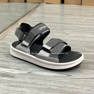 Giày Sandal Letas Chính Hãng Cho Nam Nữ - D712B Đen