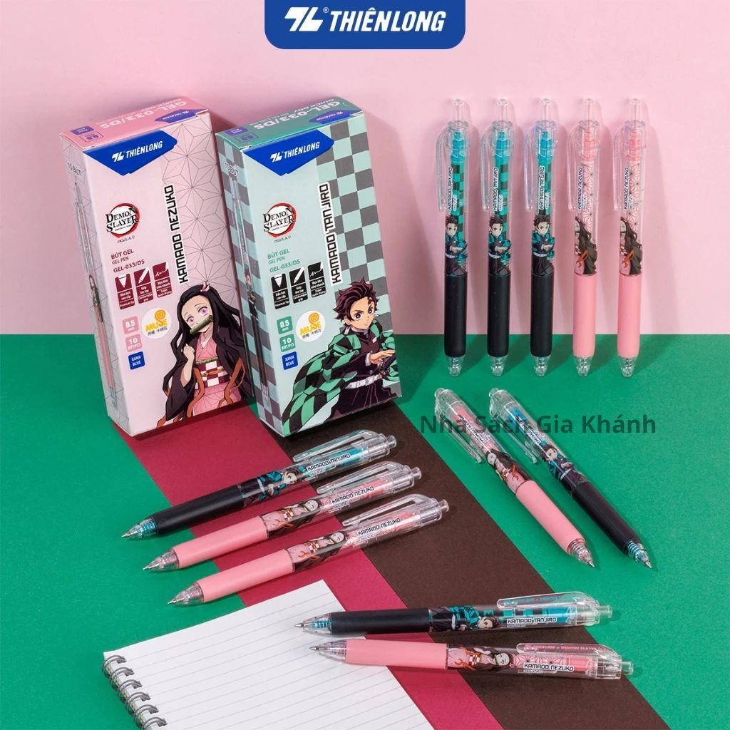 Bút Bi Gel Quick Dry Thiên Long Gel-033/ 057 Mực Nhanh Khô, Viết Êm