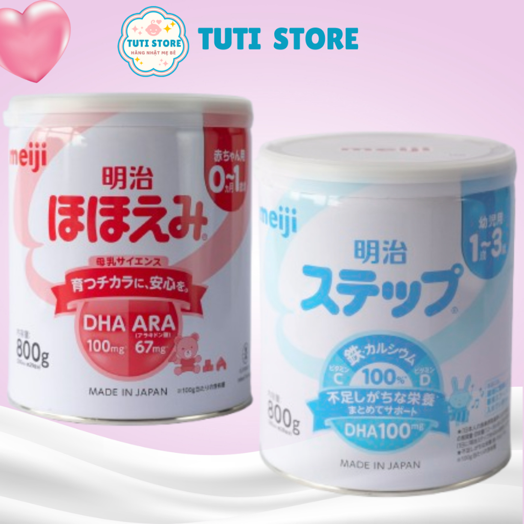 Sữa Bột Meiji Nhật Bản cho trẻ 0-3 Tuổi