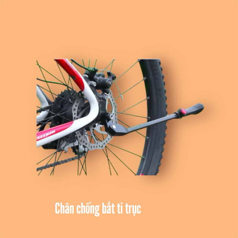 Chân chống xe đạp khung carbon