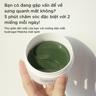 Mặt Nạ Mắt Heimish Matcha Biome Hydrogel Eye Patch (60 Miếng)