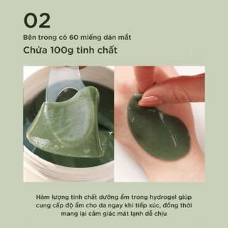 Mặt Nạ Mắt Heimish Matcha Biome Hydrogel Eye Patch (60 Miếng)