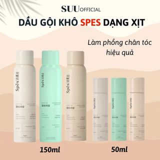  Xịt Dầu Gội Đầu Khô SPES Phồng Chân Tóc Xịt Tóc Bết Không Bám Bột Trắng Tơi Tóc Bết 