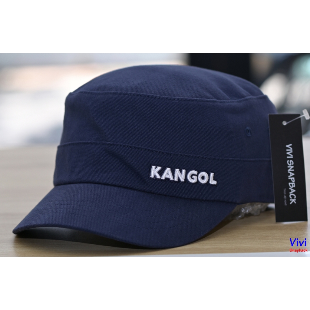 Mũ lưỡi trai ngắn thời trang xanh navy,nón form hộp {Có Túi ẩn} thể thao nam nữ,Kangol Cotton Twill 