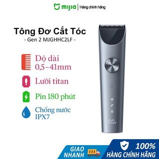 Tông đơ cắt tóc Mijia Gen 2 MJGHHC2LF, Lưỡi Gốm, Chống Kẹt Tóc, ùng Cho Cả Gia Đình