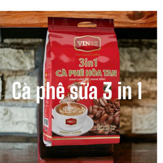  CÀ PHÊ HOÀ TAN 3in1 VIN - Bịch 50 gói ×16gr 
