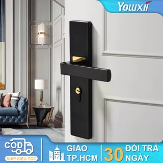 YOWXII Khóa Cửa Tay Gạt ổ Khoá Cửa Nhôm Khoá Cửa Sắt ổ Khoá Cửa Gỗ Tay Nắm Cao Cấp Tay Nắm Cửa Chính