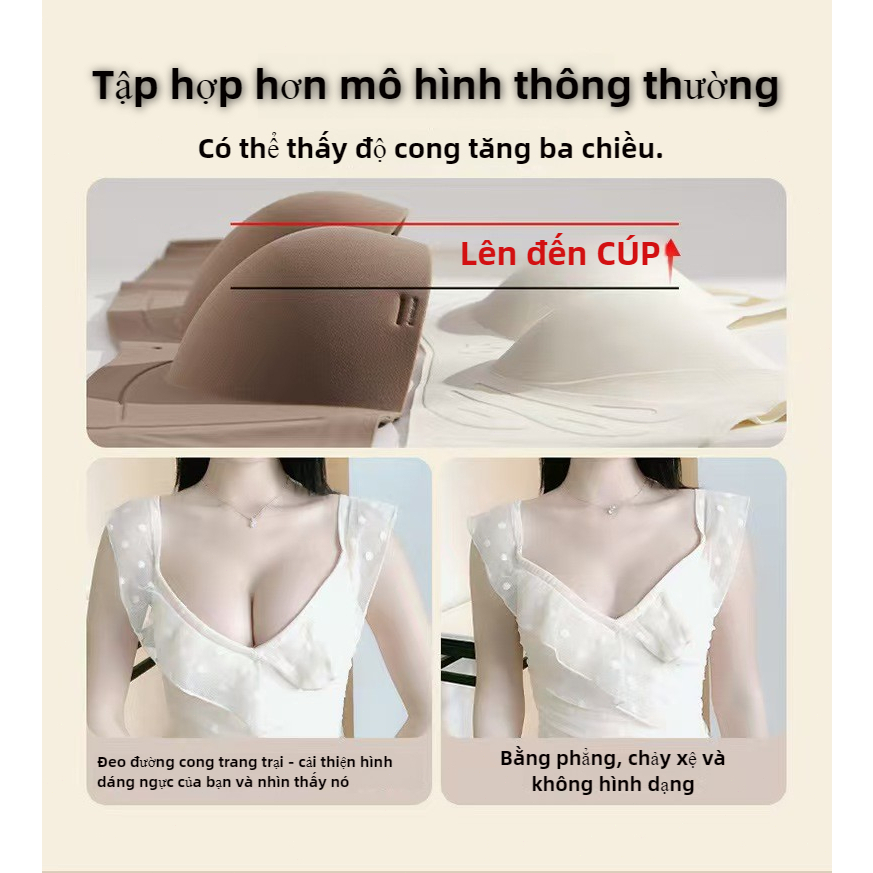 [[Full size 32-38]] mùa hè Áo ngực nữ có đệm 3 cm, không gọng, ôm sát ngực. Không viền, không chảy xệ bra không gọng | BigBuy360 - bigbuy360.vn
