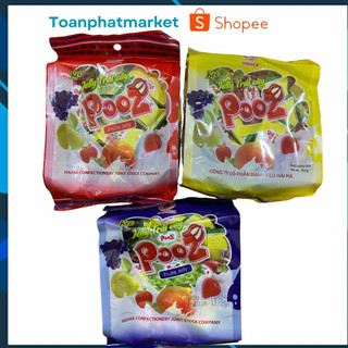 kẹo dẻo jelly hoa trái pooz Hải Hà gói 350g,Kẹo Dẻo Jelly Trái Cây Tổng Hợp Pooz Hải Hà 