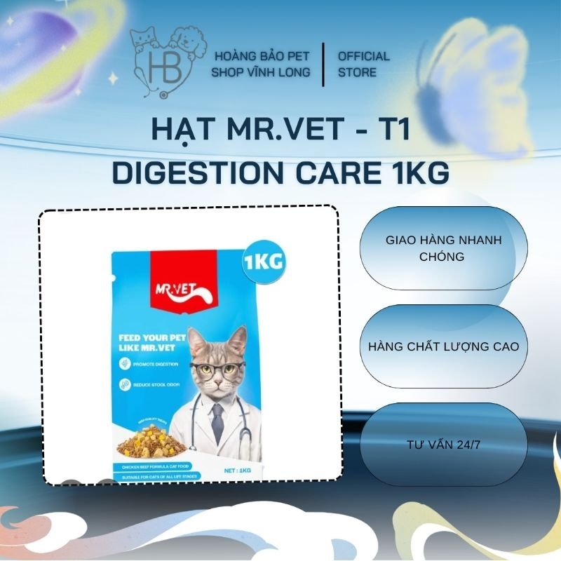Hạt Mr.Vet T1 Digestion Care 1kg