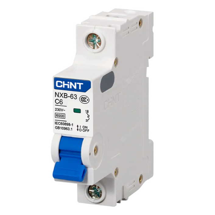 Aptomat 1P Chint NXB63-1P-6A