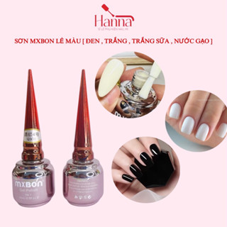  Sơn gel mxbon HN GEL lẻ màu  trắng đen trắng sữa nước gạo  