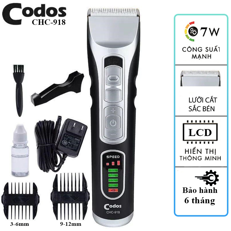 Tông đơ cắt tóc Codos CHC-918 cao cấp.