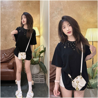 [PHÔNG MỚI NHATLEONLINESHOP] Phông sao đính đá quanh cổ áo