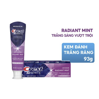 Kem đánh răng Crest Radiant Mint/Artic/Glamorous/Charcoal