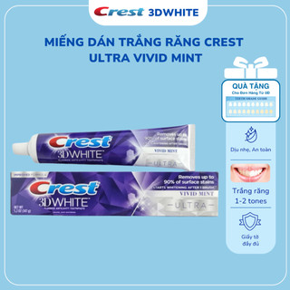  Kem Đánh Răng Crest 3D White Vivid Mint Ultra 147G cho răng nhạy cảm 