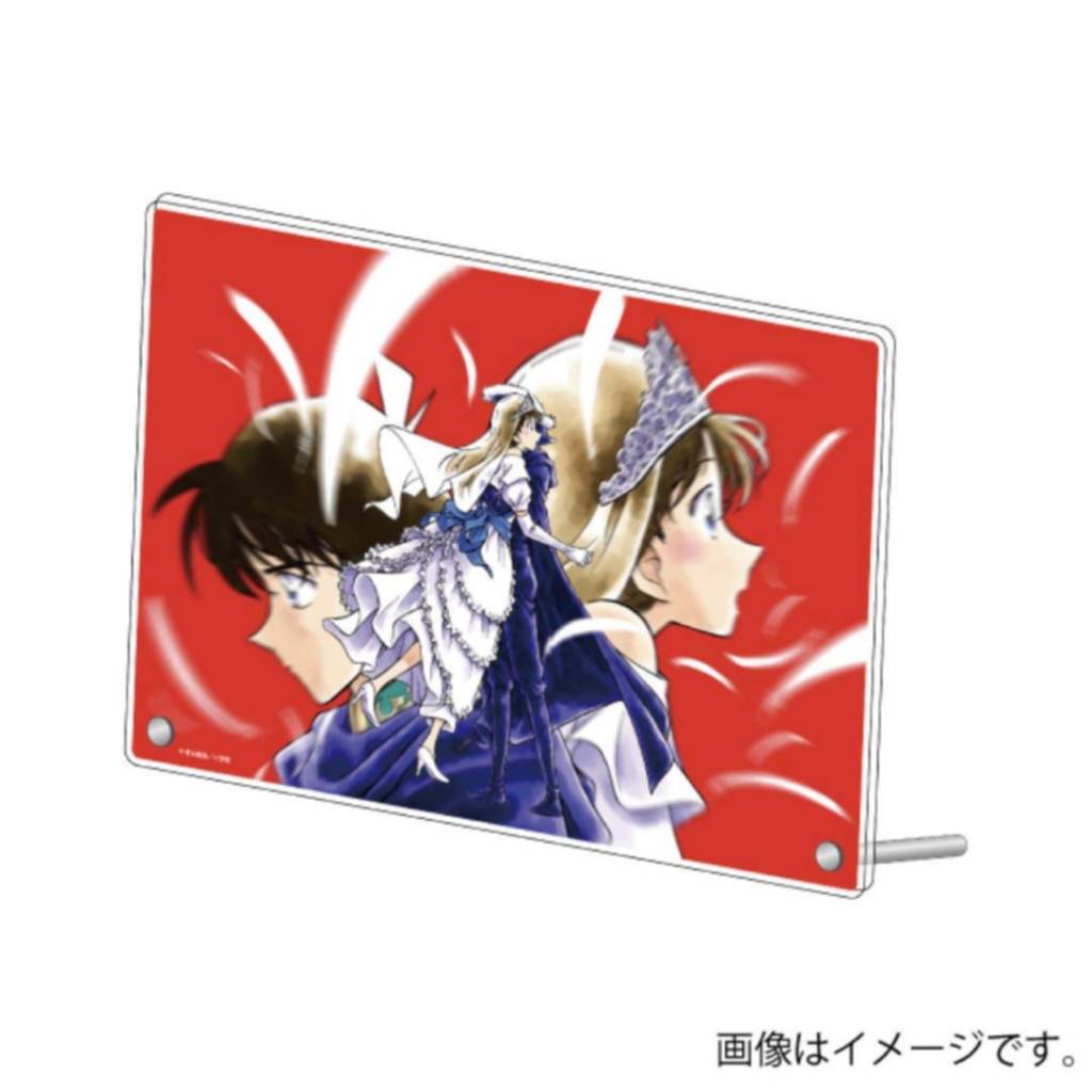 Mô hình acrylic panel art nguyên tác Shinichi và Ran kị sĩ công chúa