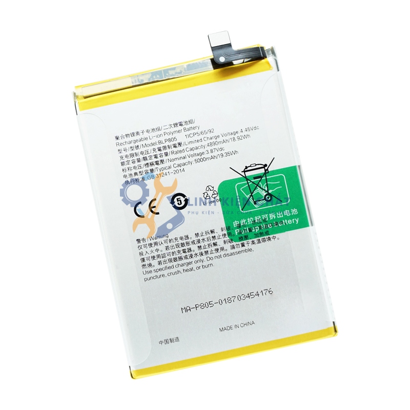 Pin cho Oppo A53 CPH2127 A53s CPH2135 5000mAh - Hàng nhập Khẩu