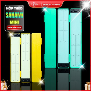 Hộp Đựng Thẻo Câu Đài Lưỡi Câu Đôi, Thẻo Câu Cá Hộp Xanh Mini Szie, In Hình Họa Tiết HPK8