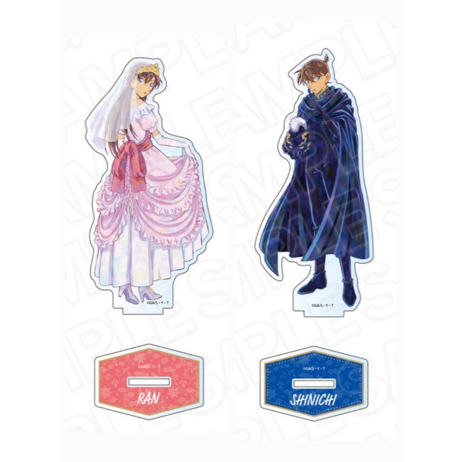 Mô hình standee Shinichi và Ran kị sĩ công chúa phiên bản mùa đông