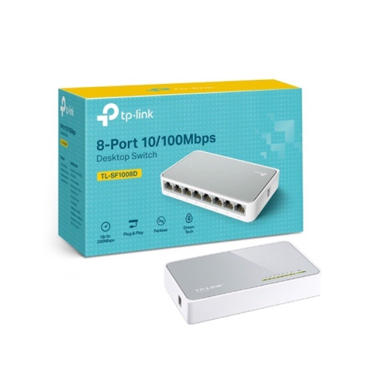 Thiết Bị Chia Mạng Switch TP-Link 8P TL-SF1008D 8 CỔNG