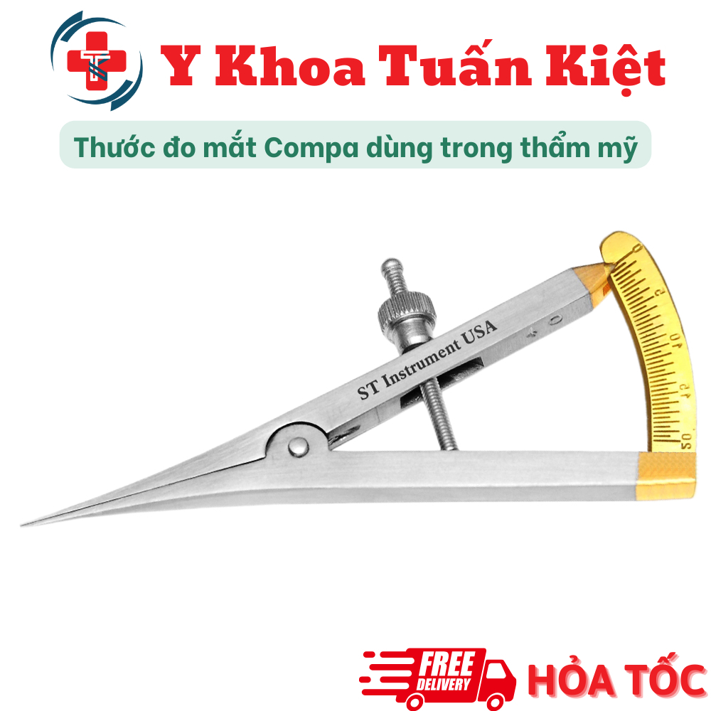 ✅ Thước đo mắt compa dùng trong thẩm mỹ