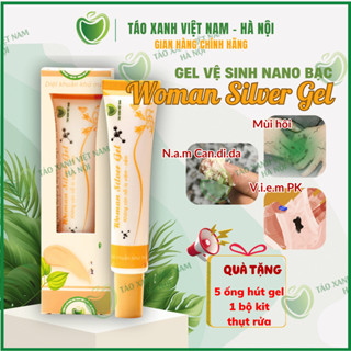  Gel Nano bạc phụ khoa 🦋 gel vệ sinh phụ nữ Woman Silver Gel 🦋 Táo Xanh Việt Nam 