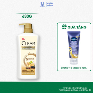 [LIVE] Dầu Gội Clear Thảo Dược Nuôi Dưỡng Da Đầu Từ Gốc, Sạch Gàu Và Giảm Gãy Rụng 630g