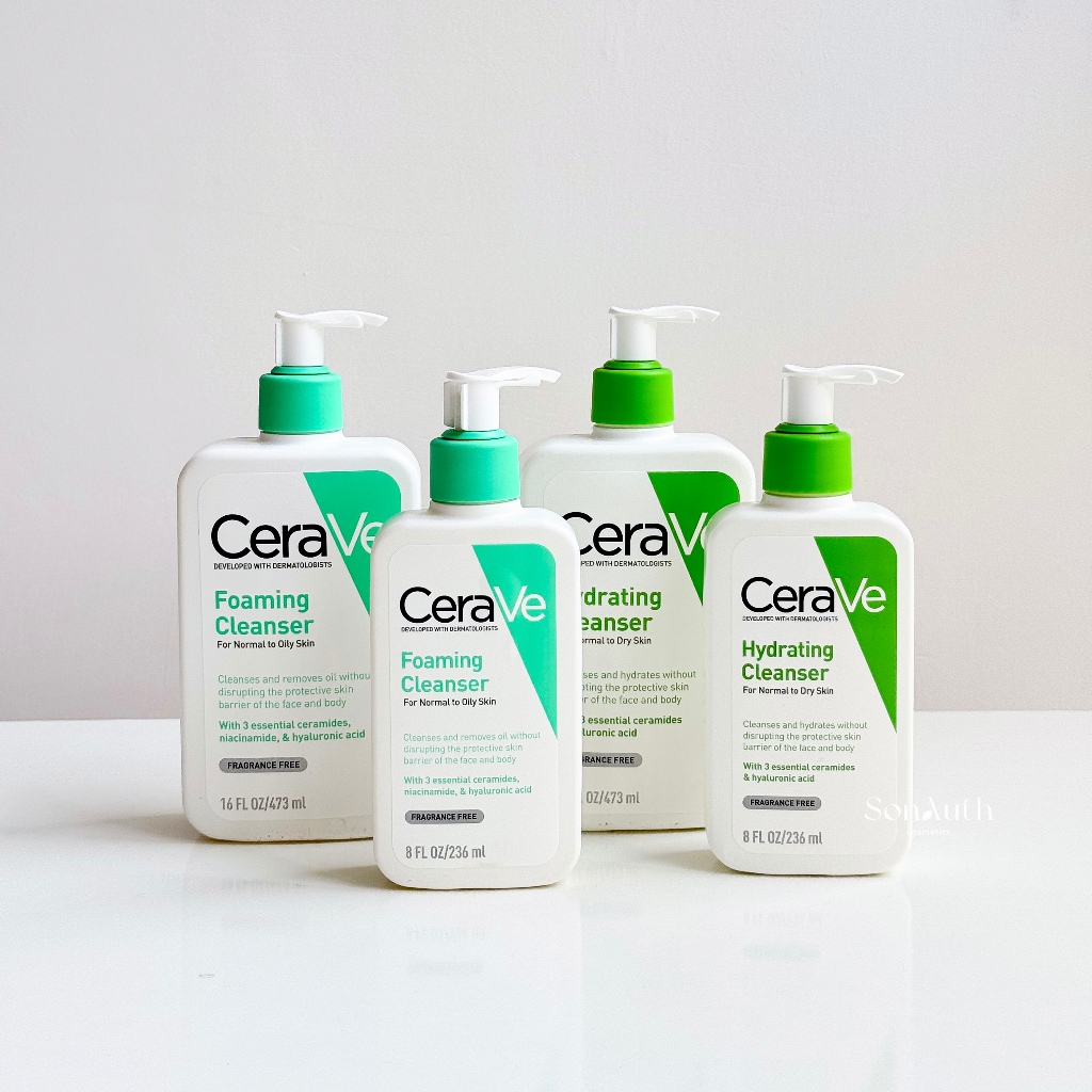 Sữa rửa mặt CeraVe Foaming Facial Cleanser (Nhập khẩu chính hãng)