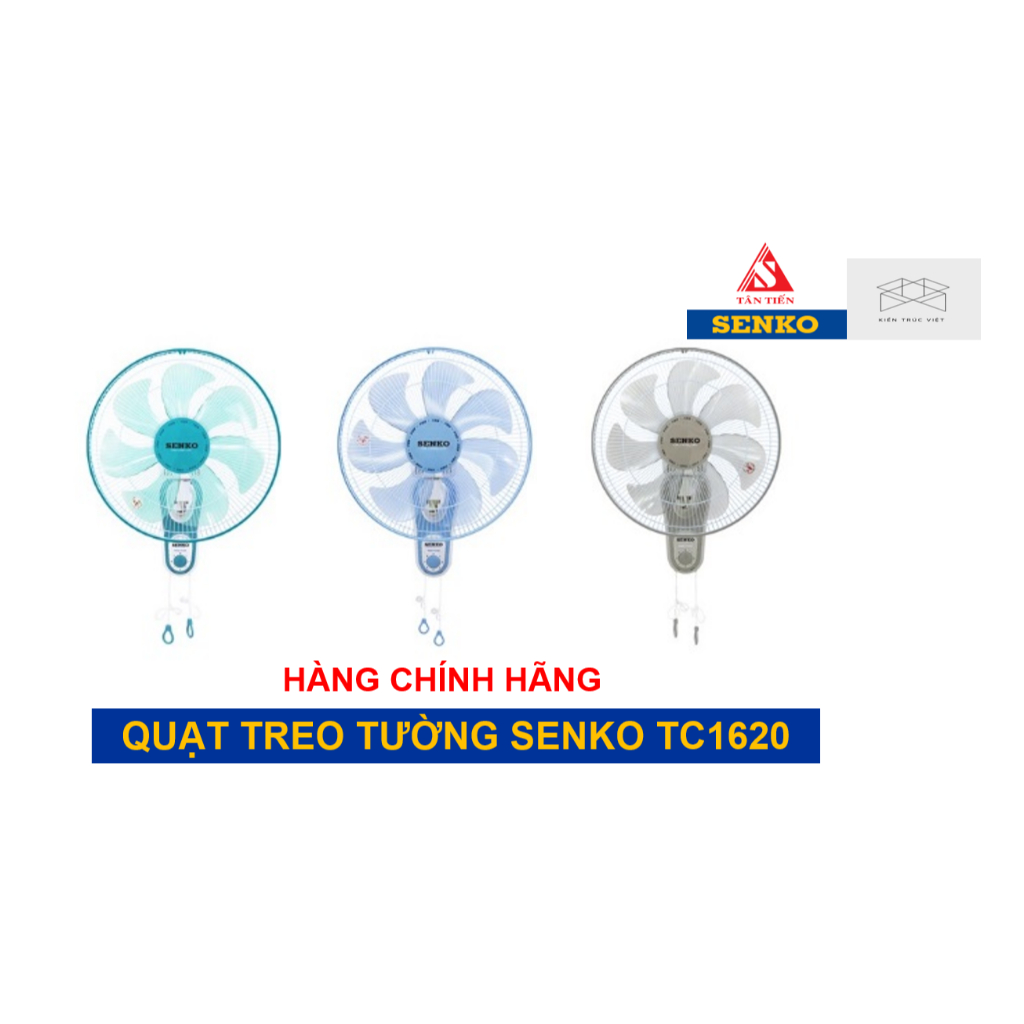 QUẠT TREO TƯỜNG SENKO TC1620 - HÀNG CHÍNH HÃNG