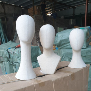 Đầu manocanh vải để bàn