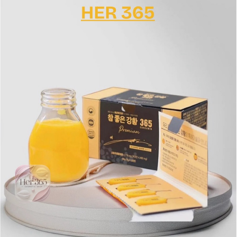 TINH  NGHỆ CAO CẤP HÀN QUỐC NANO 365 PREMIUM - PHIÊN BẢN JI CHANG WOOK - hộp 32 tép