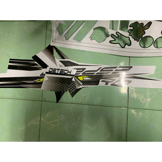 Tem sirius 50 cc trắng đen ESPERO
