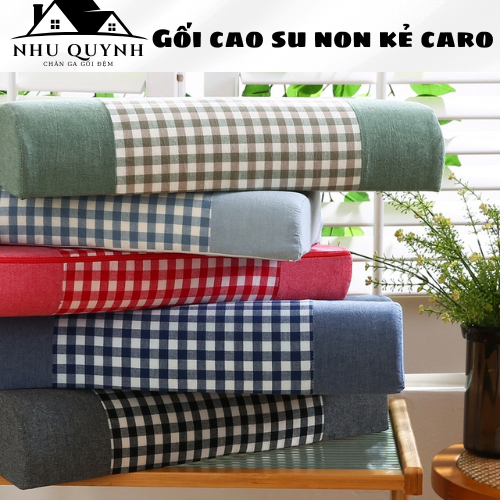 Gối cao su non người lớn (Nhiều Màu Được Chọn) - Kích Thước 30cm x 50cm x 9cm Gối chống ngáy ngủ