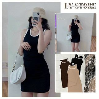 [SHIP HOẢ TỐC 30P]   Đầm Body Viền,Đầm Body Nữ Chất Tăm Loại 1 Co giản Tốt,LY STORE