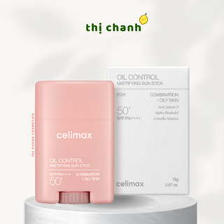 Thanh Lăn Chống Nắng Kiểm Soát Bã Nhờn CELIMAX Oil Control Mattifying SPF50+ PA++++ Sun Stick 19g