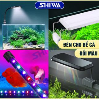  Đèn Hồ Cá Cảnh Thuỷ Sinh Nhiều Mẫu - Đèn Led Bể Cá Mini   Đèn Kẹp   Đèn Máng Đổi Màu Giá Rẻ Shiwa 