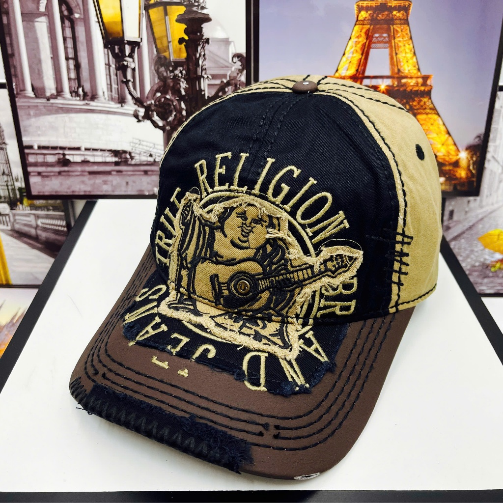 Mũ Lưỡi Trai Ông Địa Cầm Đàn Phiên Bản Mới Cao Cấp/ Nón Kết Ông Địa