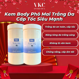 Kem Body Phô Mai Trắng Da Cấp Tốc Siêu Mạnh sz 1000ml  Cung Cấp Collagen, Dưỡng Da Trắng Nhanh