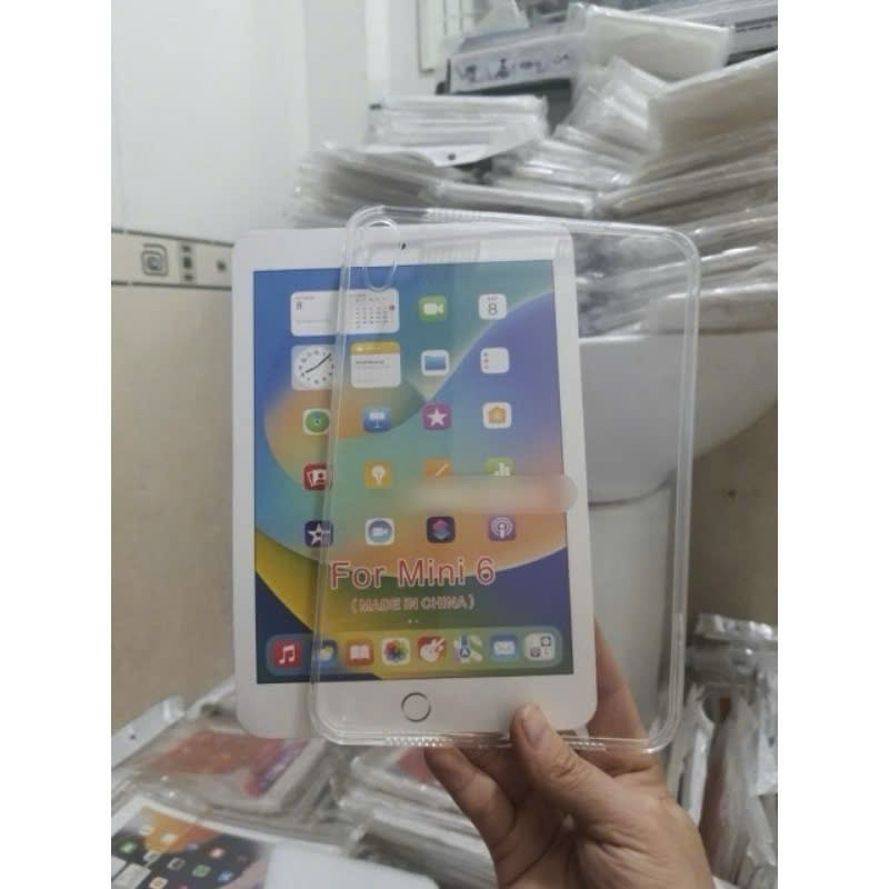 Ốp lưng Silicon trong suốt cho ipad Mini 6 ốp trong chống sốc siêu đẹp