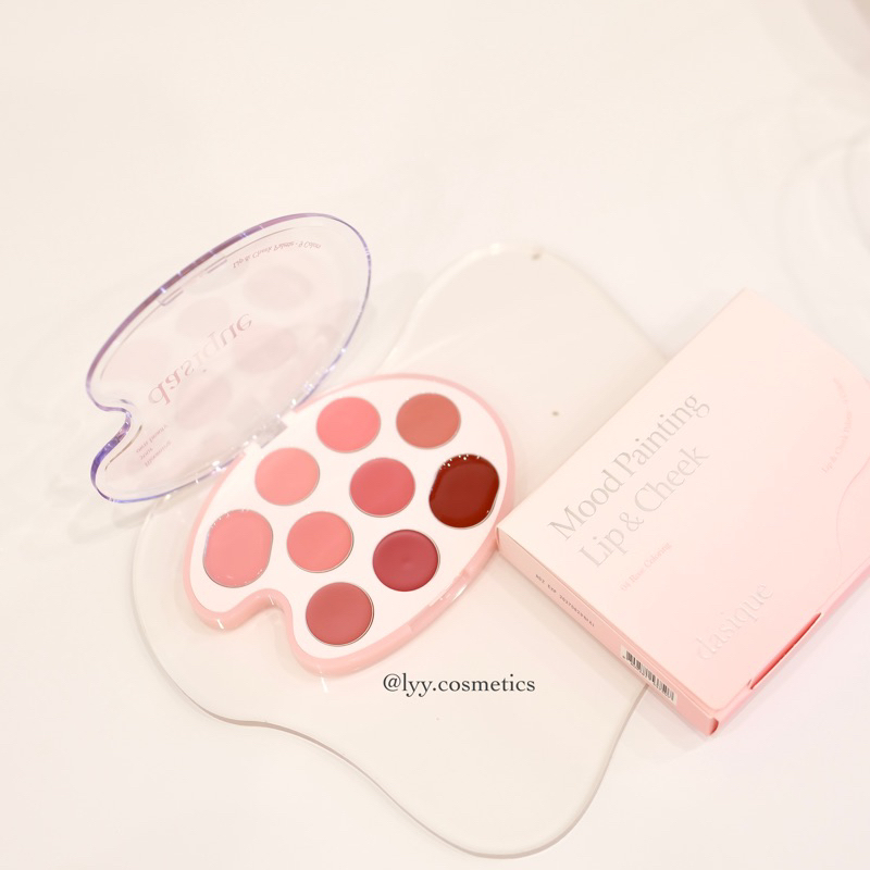 BẢNG MÀU MÔI + MÁ DASIQUE MOOD PAINTING LIP & CHEEK PALETTE