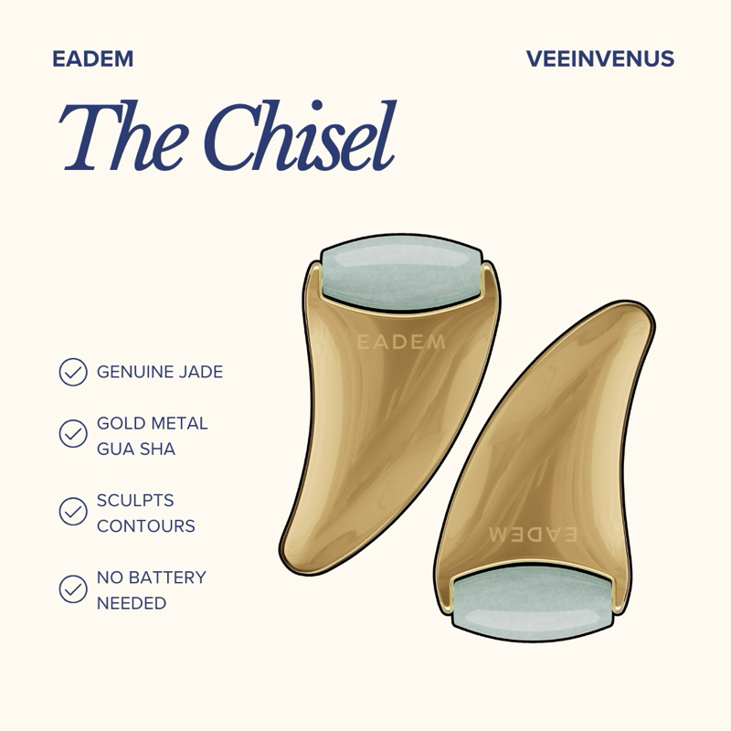 veeinvenus | Thanh lăn guasha đá ngọc thạch EADEM The Chisel Guasha & Jade Facial Sculptor