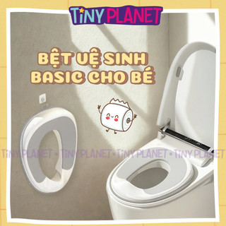 Bệ ngồi toilet cho bé bệ thu nhỏ bồn cầu cho bé tập đi vệ sinh mã Basic Tiny Planet chống trượt 