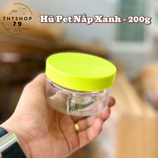 hủ pét 100gr-200gr-250gr-500gr (nắp xanh-loại 1)