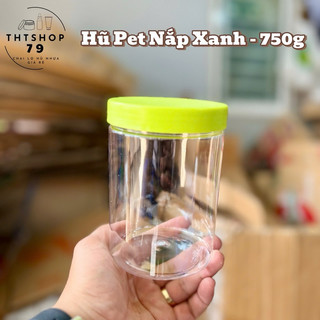 hủ pét 100gr-200gr-250gr-500gr (nắp xanh-loại 1)